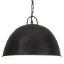Lámpara colgante vintage redonda 25 W negra 41 cm E27 de , Lámparas - Ref: Foro24-320543, Precio: 70,17 €, Descuento: %