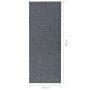 Alfombra de pasillo atrapa suciedad 100x300 cm gris en Alfombras | Comprar online en Foru.es