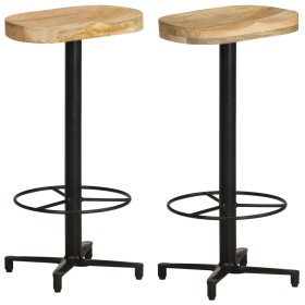 Taburetes de cocina 2 unidades madera maciza de mango 76 cm de , Taburetes de cocina - Ref: Foro24-321964, Precio: 97,88 €, D...