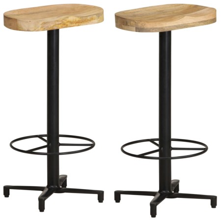 Taburetes de cocina 2 unidades madera maciza de mango 76 cm de , Taburetes de cocina - Ref: Foro24-321964, Precio: 97,88 €, D...