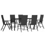 Juego de comedor de jardín 7 piezas ratán sintético negro de , Conjuntos de jardín - Ref: Foro24-3156513, Precio: 512,97 €, D...
