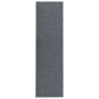 Alfombra de pasillo atrapa suciedad 100x400 cm gris en Alfombras | Comprar online en Foru.es