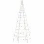 Árbol de Navidad en asta de bandera 200 LED de colores 180 cm de , Luces de Navidad - Ref: Foro24-358110, Precio: 25,00 €, De...