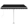 Toldo de pie retráctil manual gris antracita 300x250 cm de vidaXL, Toldos - Ref: Foro24-3069499, Precio: 325,11 €, Descuento: %