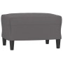 Juego de sofás con cojines 3 piezas cuero sintético gris de , Sofás - Ref: Foro24-3201395, Precio: 546,38 €, Descuento: %