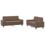 Juego de sofás 2 piezas tela marrón de , Sofás - Ref: Foro24-3201885, Precio: 465,09 €, Descuento: %