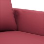 Juego de sofás con cojines 4 piezas cuero sintético rojo tinto de , Sofás - Ref: Foro24-3201748, Precio: 624,46 €, Descuento: %