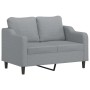 Juego de sofás con cojines 3 piezas tela gris claro de , Sofás - Ref: Foro24-3201858, Precio: 538,40 €, Descuento: %
