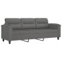 Juego de sofás con cojines 2 piezas tela microfibra gris oscuro de , Sofás - Ref: Foro24-3202340, Precio: 572,77 €, Descuento: %