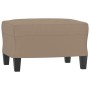 Juego de sofás con cojines 3 piezas cuero sintético capuchino de , Sofás - Ref: Foro24-3202169, Precio: 535,56 €, Descuento: %