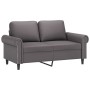 Juego de sofás con cojines 2 piezas cuero sintético gris de , Sofás - Ref: Foro24-3202162, Precio: 490,03 €, Descuento: %
