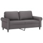 Juego de sofás con cojines 2 piezas cuero sintético gris de , Sofás - Ref: Foro24-3202162, Precio: 490,03 €, Descuento: %