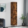 Aparador de madera contrachapada roble ahumado 34,5x34x180 cm de , Aparadores - Ref: Foro24-3199142, Precio: 99,37 €, Descuen...