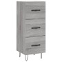 Aparador alto madera contrachapada gris Sonoma 34,5x34x180 cm de , Aparadores - Ref: Foro24-3199271, Precio: 119,21 €, Descue...