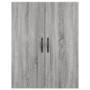 Aparador alto madera contrachapada gris sonoma 69,5x34x180 cm de , Aparadores - Ref: Foro24-3198119, Precio: 120,52 €, Descue...