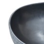 Lavabo sobre encimera ovalado cerámica negro y gris 47x33x13 cm de , Lavabos - Ref: Foro24-155068, Precio: 132,24 €, Descuent...