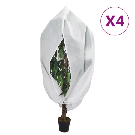 Cubiertas para plantas con cremallera 4 uds 70 g/m² 2,36x2 m de , Accesorios de jardinería - Ref: Foro24-3203551, Precio: 90,...