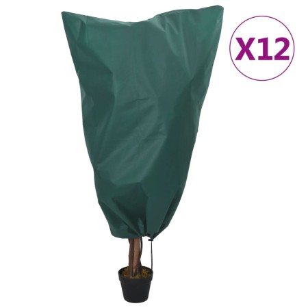Cubiertas para plantas con cordón 12 uds 70 g/m² 0,8x1 m de , Accesorios de jardinería - Ref: Foro24-3203566, Precio: 38,66 €...