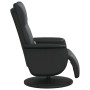 Sillón reclinable masaje con reposapiés cuero sintético negro de , Sillones - Ref: Foro24-356557, Precio: 251,33 €, Descuento: %