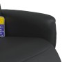 Sillón reclinable masaje con reposapiés cuero sintético negro de , Sillones - Ref: Foro24-356557, Precio: 251,33 €, Descuento: %