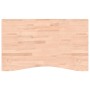 Tablero de escritorio madera maciza de haya 100x(55-60)x4 cm de , Accesorios y productos para escritorios - Ref: Foro24-35604...