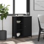 Aparador de madera de ingeniería negro 70x30x80 cm de , Aparadores - Ref: Foro24-835494, Precio: 70,22 €, Descuento: %