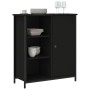 Aparador de madera de ingeniería negro 70x30x80 cm de , Aparadores - Ref: Foro24-835494, Precio: 70,22 €, Descuento: %