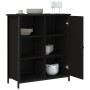 Aparador de madera de ingeniería negro 70x30x80 cm de , Aparadores - Ref: Foro24-835494, Precio: 70,22 €, Descuento: %