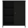 Aparador de madera de ingeniería negro 70x30x80 cm de , Aparadores - Ref: Foro24-835494, Precio: 70,22 €, Descuento: %
