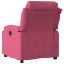 Sillón de masaje reclinable de terciopelo vino tinto de , Sillones - Ref: Foro24-373516, Precio: 263,34 €, Descuento: %