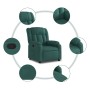 Sillón reclinable de tela verde oscuro de , Sillones - Ref: Foro24-373580, Precio: 238,29 €, Descuento: %