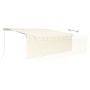 Toldo retráctil manual con persiana crema 4,5x3 m de vidaXL, Toldos - Ref: Foro24-3069317, Precio: 458,67 €, Descuento: %