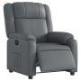 Sillón reclinable eléctrico de cuero sintético gris de , Sillones - Ref: Foro24-3205139, Precio: 283,32 €, Descuento: %
