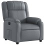 Sillón reclinable eléctrico de cuero sintético gris de , Sillones - Ref: Foro24-3205139, Precio: 283,32 €, Descuento: %
