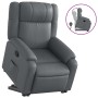 Sillón reclinable elevable cuero artificial gris de , Sillones - Ref: Foro24-3205153, Precio: 326,35 €, Descuento: %