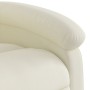 Sillón reclinable eléctrico de terciopelo blanco crema de , Sillones - Ref: Foro24-3204287, Precio: 271,19 €, Descuento: %
