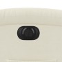 Sillón reclinable eléctrico de terciopelo blanco crema de , Sillones - Ref: Foro24-3204287, Precio: 271,19 €, Descuento: %