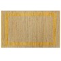 Alfombra de yute tejida a mano amarillo 160x230 cm de , Alfombras - Ref: Foro24-133733, Precio: 95,20 €, Descuento: %