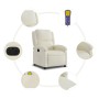 Sillón reclinable de masaje eléctrico terciopelo color crema de , Sillones - Ref: Foro24-3204298, Precio: 286,37 €, Descuento: %