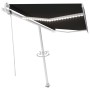 Toldo automático con LED y sensor de viento antracita 450x300cm de vidaXL, Toldos - Ref: Foro24-3069574, Precio: 725,17 €, De...