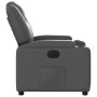 Sillón reclinable eléctrico de cuero sintético gris de , Sillones - Ref: Foro24-3204419, Precio: 294,74 €, Descuento: %