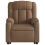 Sillón eléctrico reclinable elevable de tela marrón de , Sillones - Ref: Foro24-3205344, Precio: 359,42 €, Descuento: %