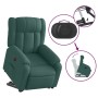 Sillón eléctrico reclinable elevable de tela verde oscuro de , Sillones - Ref: Foro24-3205346, Precio: 361,40 €, Descuento: %