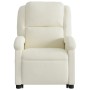 Sillón reclinable de masaje eléctrico elevable terciopelo crema de , Sillones - Ref: Foro24-3204342, Precio: 346,86 €, Descue...