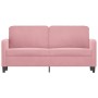 Sofá de 2 plazas terciopelo rosa 140 cm de , Sofás - Ref: Foro24-359445, Precio: 260,90 €, Descuento: %