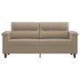 Sofá de 2 plazas de tela microfibra gris taupe 140 cm de , Sofás - Ref: Foro24-359561, Precio: 285,45 €, Descuento: %