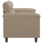 Sofá de 2 plazas de tela microfibra gris taupe 140 cm de , Sofás - Ref: Foro24-359561, Precio: 285,45 €, Descuento: %