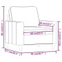Sillón de terciopelo rosa 60 cm de , Sofás - Ref: Foro24-359182, Precio: 171,99 €, Descuento: %