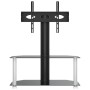 Mueble TV esquina 2 niveles para 32-70 pulgadas negro plateado de , Muebles TV - Ref: Foro24-358167, Precio: 107,61 €, Descue...