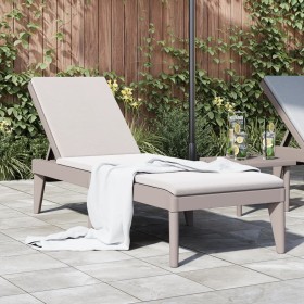 Tumbona de PP capuchino 186x60x29 cm de , Tumbonas - Ref: Foro24-364216, Precio: 114,56 €, Descuento: %